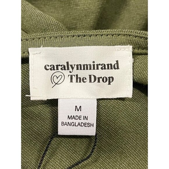 Caralyn Mirand The Drop Olive Sleeveless V-Neck Jumpsuit Medium M NWT New - Picture 5 of 8